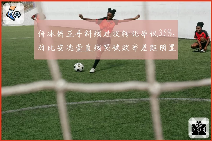 何冰娇正手斜线进攻转化率仅35%，对比安洗莹直线突破效率差距明显