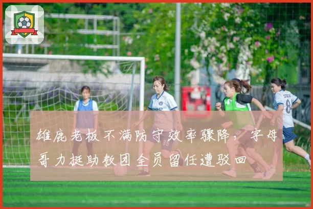 雄鹿老板不满防守效率骤降,字母哥力挺助教团全员留任遭驳回