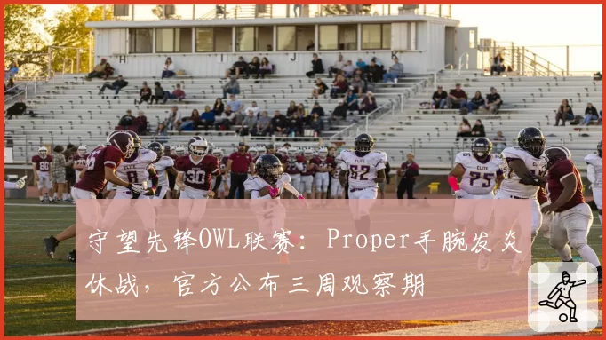 守望先锋OWL联赛:Proper手腕发炎休战,官方公布三周观察期